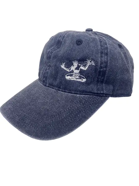 Spirit Of Detroit Adjustable Hat / White + Denim Blue 1