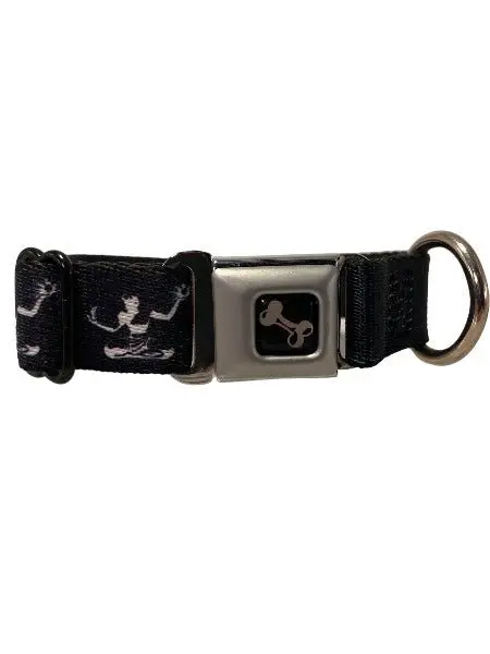 Spirit Of Detroit Dog Collar / White + Black 1