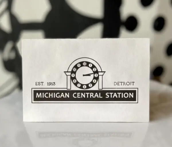 Michigan Central Station Pop-Up Card 1