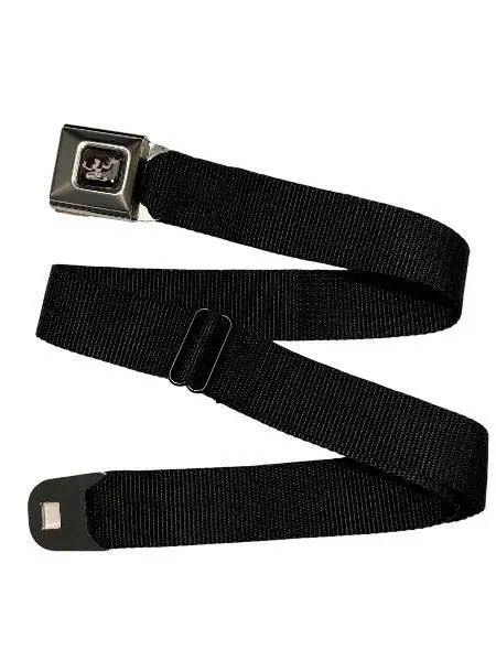 Spirit Of Detroit Seatbelt Belt / Spirit Of Detroit Logo + Black Webbing 1