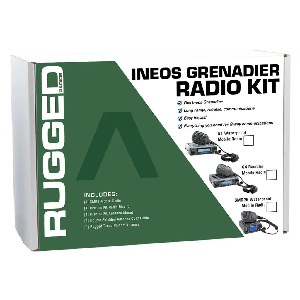 Ineos Grenadier Two-Way Gmrs Mobile Radio Kit 1