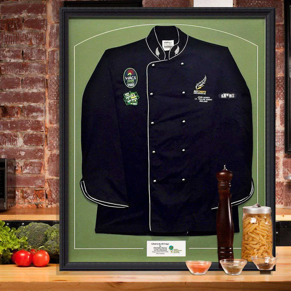 Chef John Murray- Judges Jacket From Wacs (World Assoc. Of Chef Societies) 1