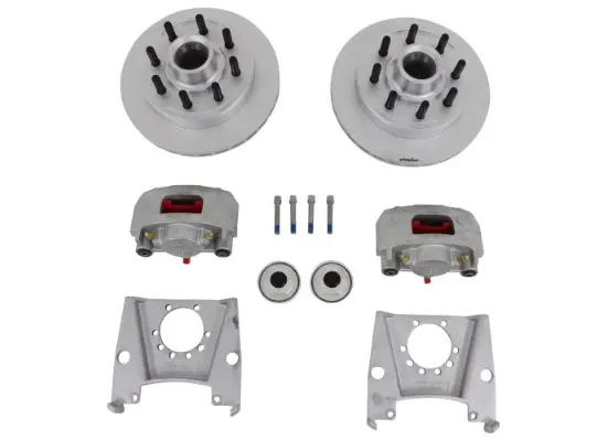 Kodiak Disc Brake Kit - 13" Dacromet Hub/Rotor, 7,000-Lb Axle, 8 On 6-1/2 #2/Hrcm-133-7-9-Dac-Ss 1