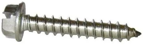 #14 Stainless Steel Hex Head Self-Tapping Trailer Screw, 1 1/2" Length 1