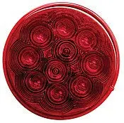 Led 4" Round Stop, Tail, Turn Light, 10-Diode #Tl-43020-R 1
