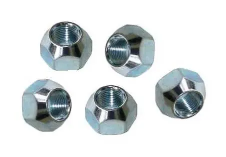 Trailer Lug Nuts 1/2"-20 Thread - Zinc Plated (5-Pack) 1