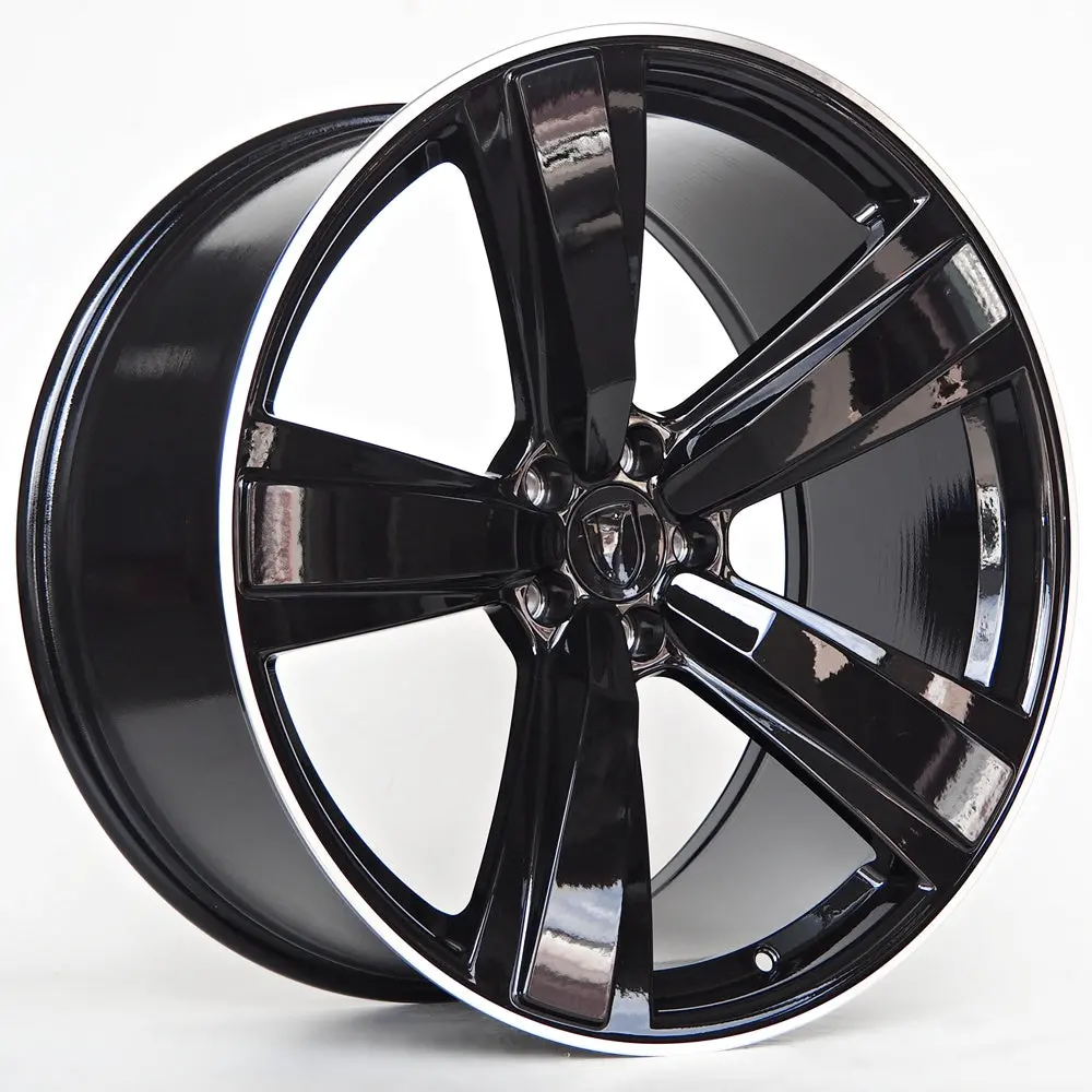 Nooe Marvin 10X21 5X112 Et19 66,5 Black Machined Lip 1