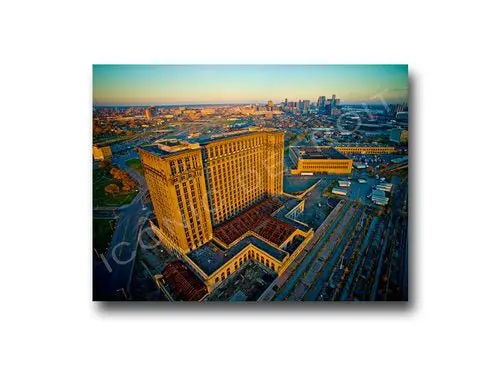 Michigan Central Station Aerial Closeup Luster Or Canvas Print $35 - $430 1