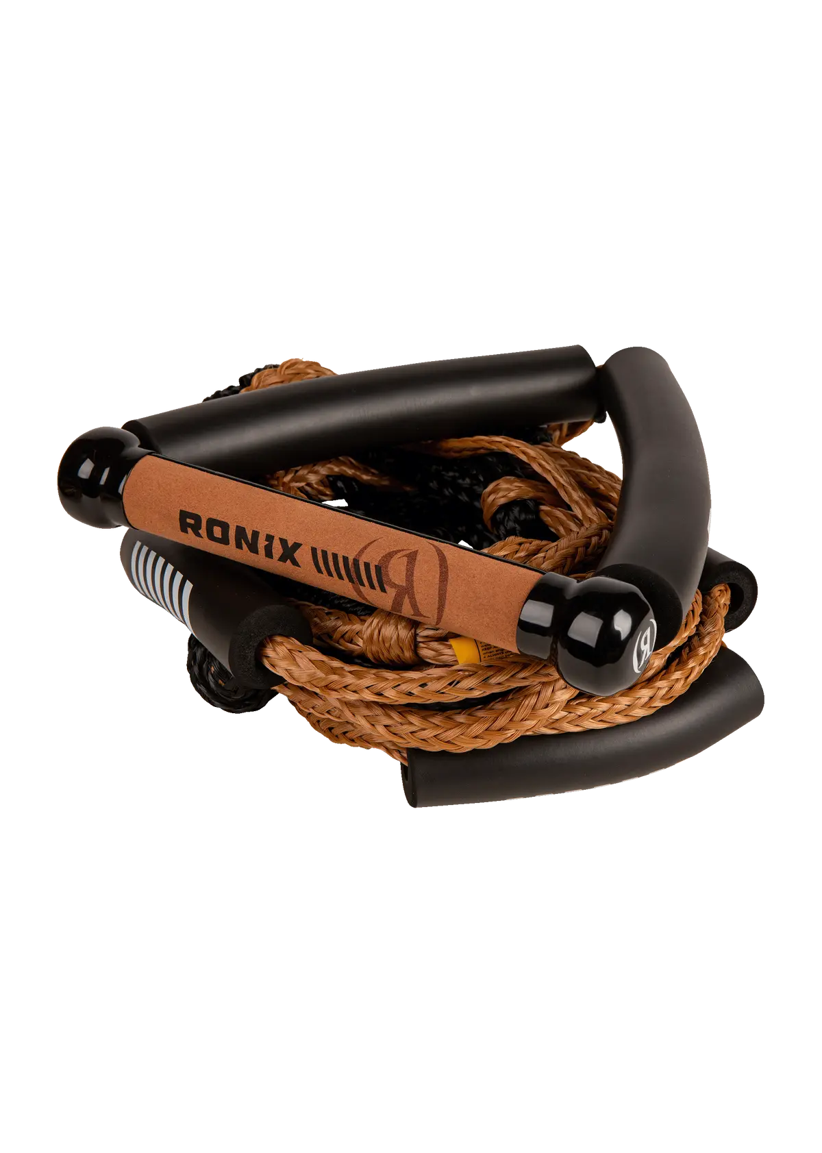 2025 Ronix Bungee Surf Rope W/10 In. Handle Hide Grip - 25Ft. 5-Sect. Rope - Mocha 1