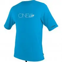 O'neill Girls Youth Skins S/S Rash Tee - Sky 1