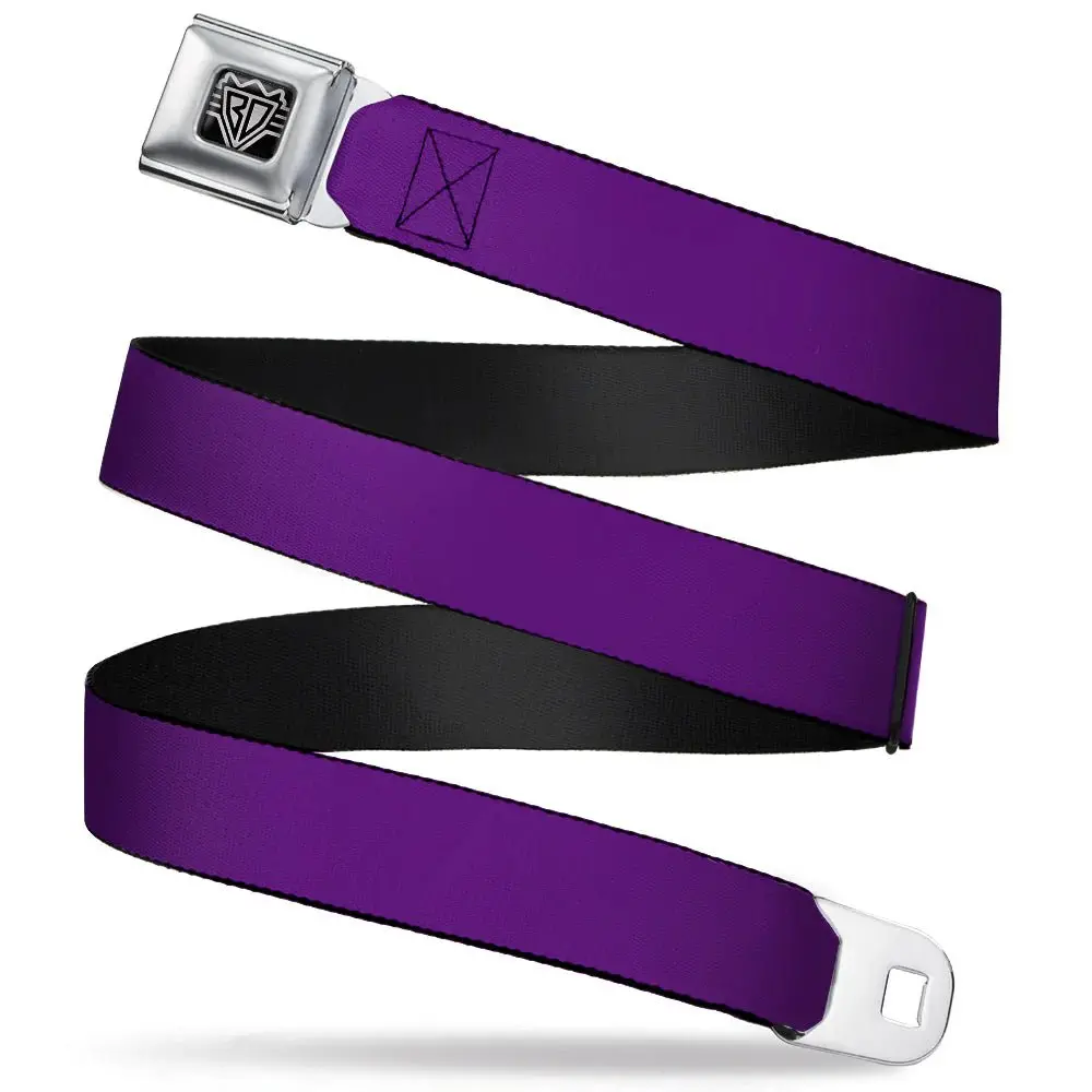 Ford Starburst Seatbelt Belt / Starburst Buckle + Purple Webbing 1