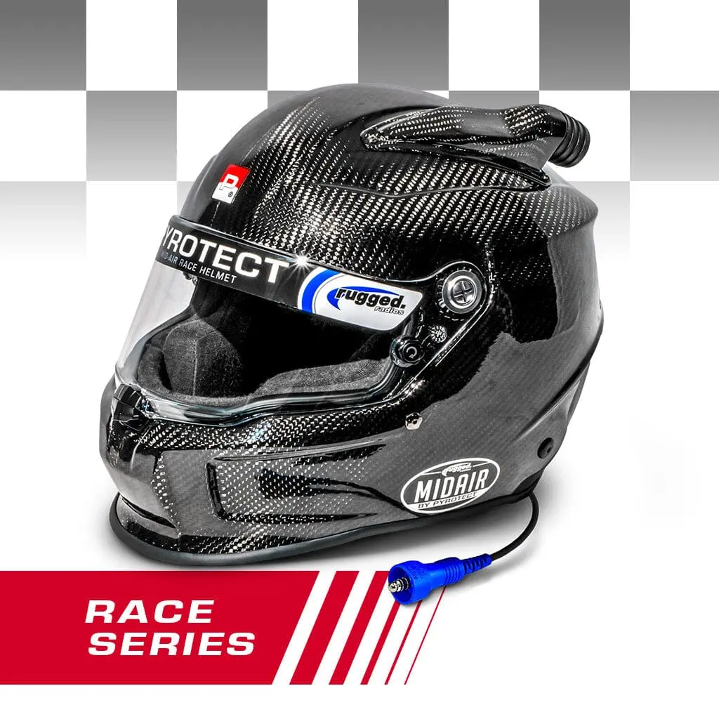 Pyrotect Race Pro Airflow Mid Forced Air 3K Carbon Sa2020 Wired Offroad 1