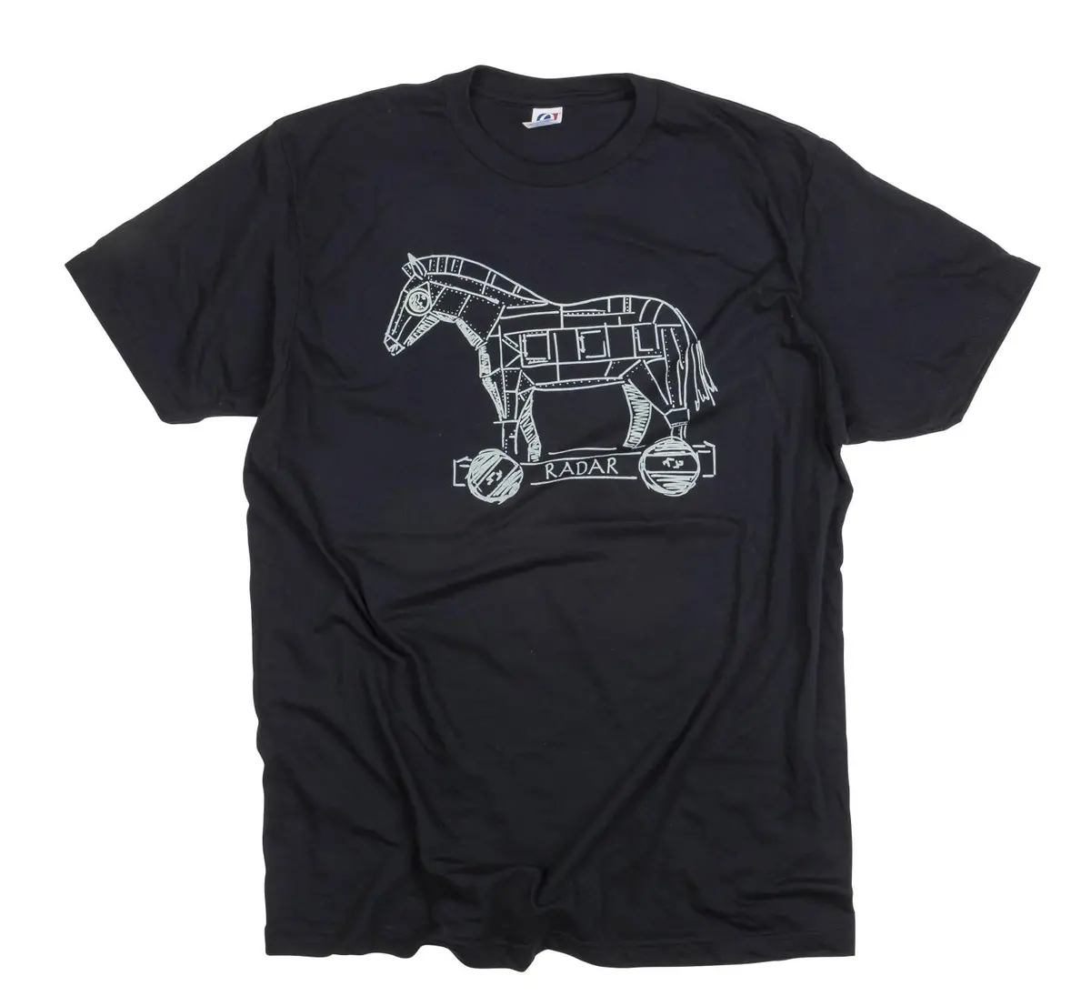 Radar Trojan Black T-Shirt 1