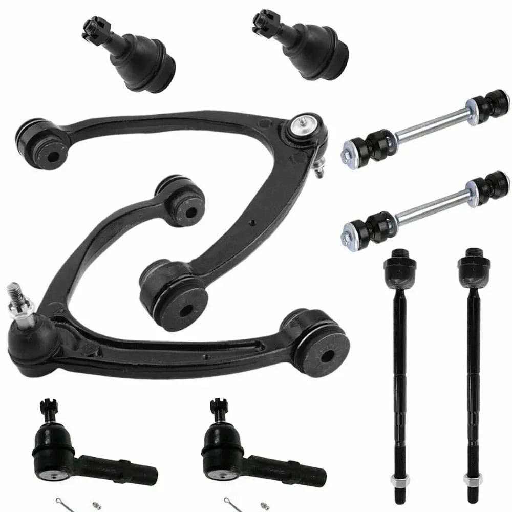 12Pc Front Upper Control Arm Ball Joint Tie Rod For Chevy Silverado 1500 Tahoe 1