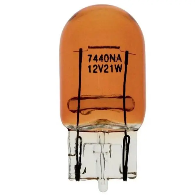 1X 7440Na Turn Signal Indicator Bulb Amber 1