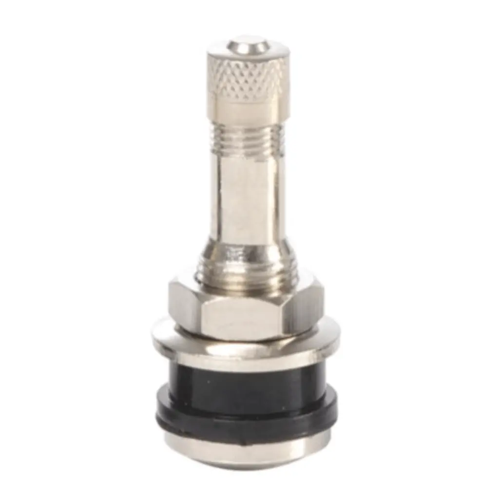 1X Tr416 Metal Valve Stem High Pressure Valve Stems Outer Mount Fits 0.453" And 0.625" Rim Hole, 1 1/2" Long 1