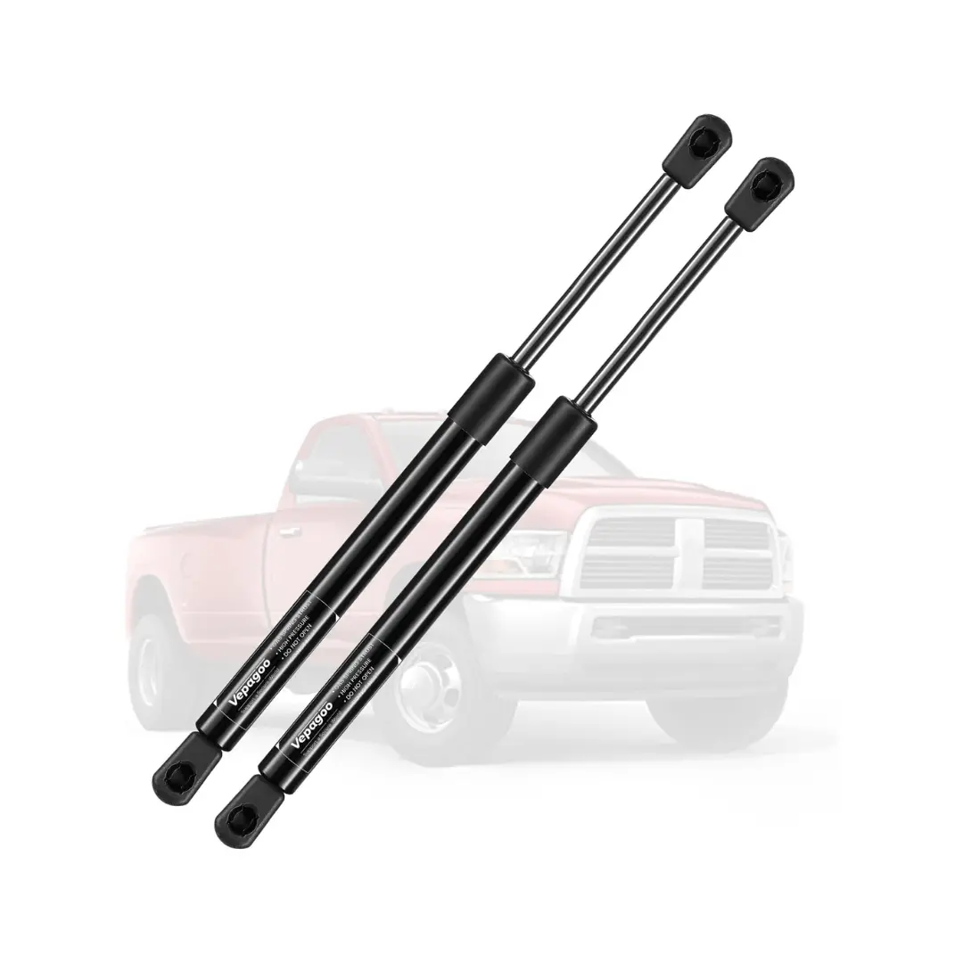 2 Front Hood Gas Lift Supports Struts 4364 Compatible For 2002-2010 Dodge Ram 1500/2500/3500/4500/5500 Spring Shocks 1