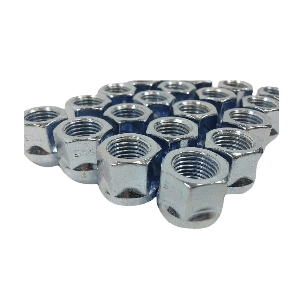 20 X Open End Bulge Acorn Wheel Lug Nuts 12X1.75 Zinc Finish 1