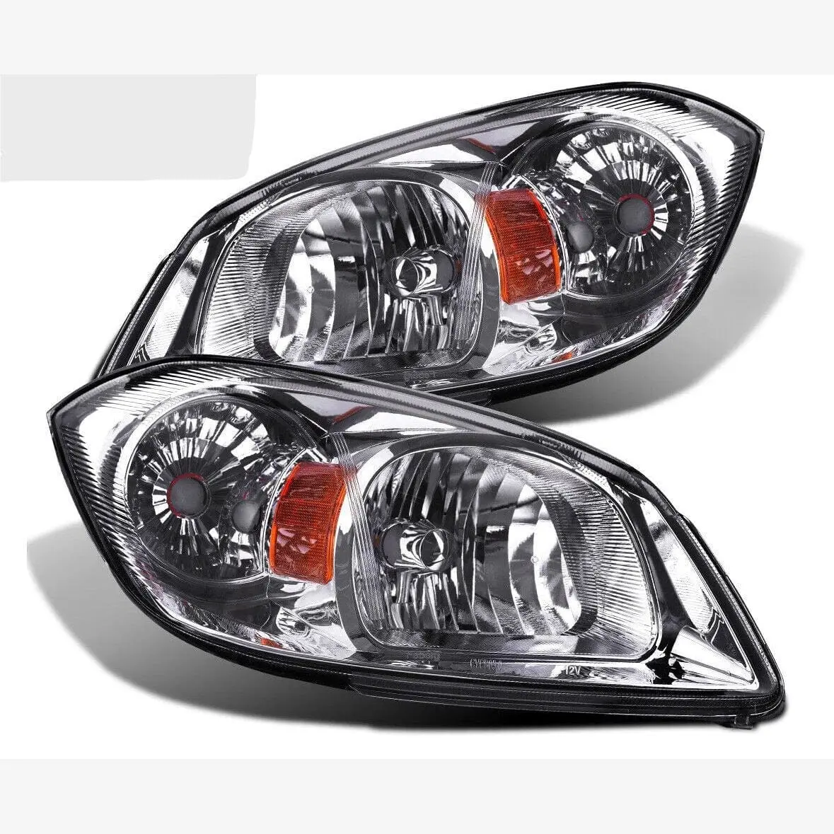 2005-2010 Chevy Cobalt | 07-09 G5 | 05-06 Pursuit Chrome Housing Headlights 1
