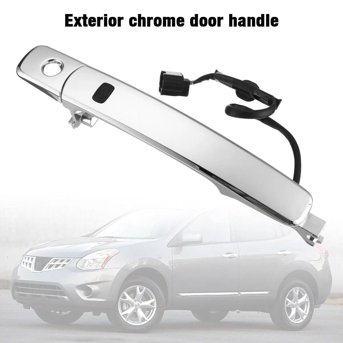 2010-13 Nissan Rogue Car Front Left Outside Chrome Door Handle Smart Entry 1