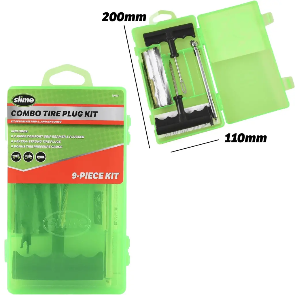 20133 Tire Repair Tackle Kit, Large, Contains Strings, Tools And Pencil Gauge, 9 Pieces 1