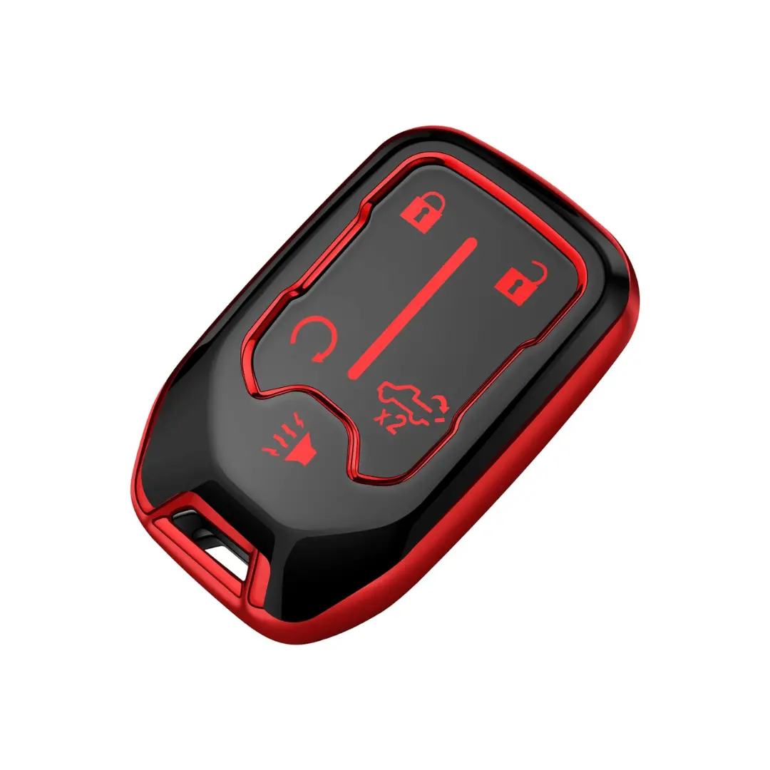 2017-2021 Chevrolet Silverado Suburban Tahoe Gmc Acadia Sierra Terrain Yukon Key Fob Hard Cover 1