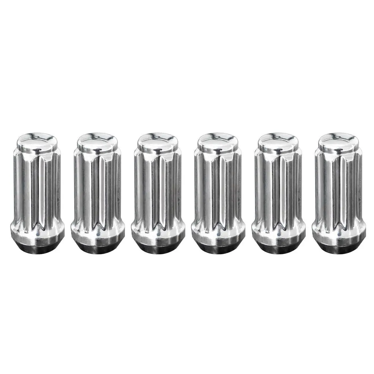 14X1.5 Wheel Lug Nuts For Chevy Gmc Silverado Sierra 1500 Suburban Express Savana 2500 Tahoe Yukon Avalanche Cadillac Escalade Chrome Lug Nuts W/One Key Replacement - 13Pc Set 1