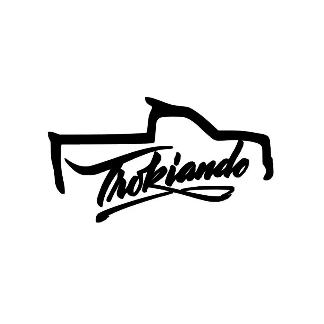 Trokiando White Car Window Decal 1