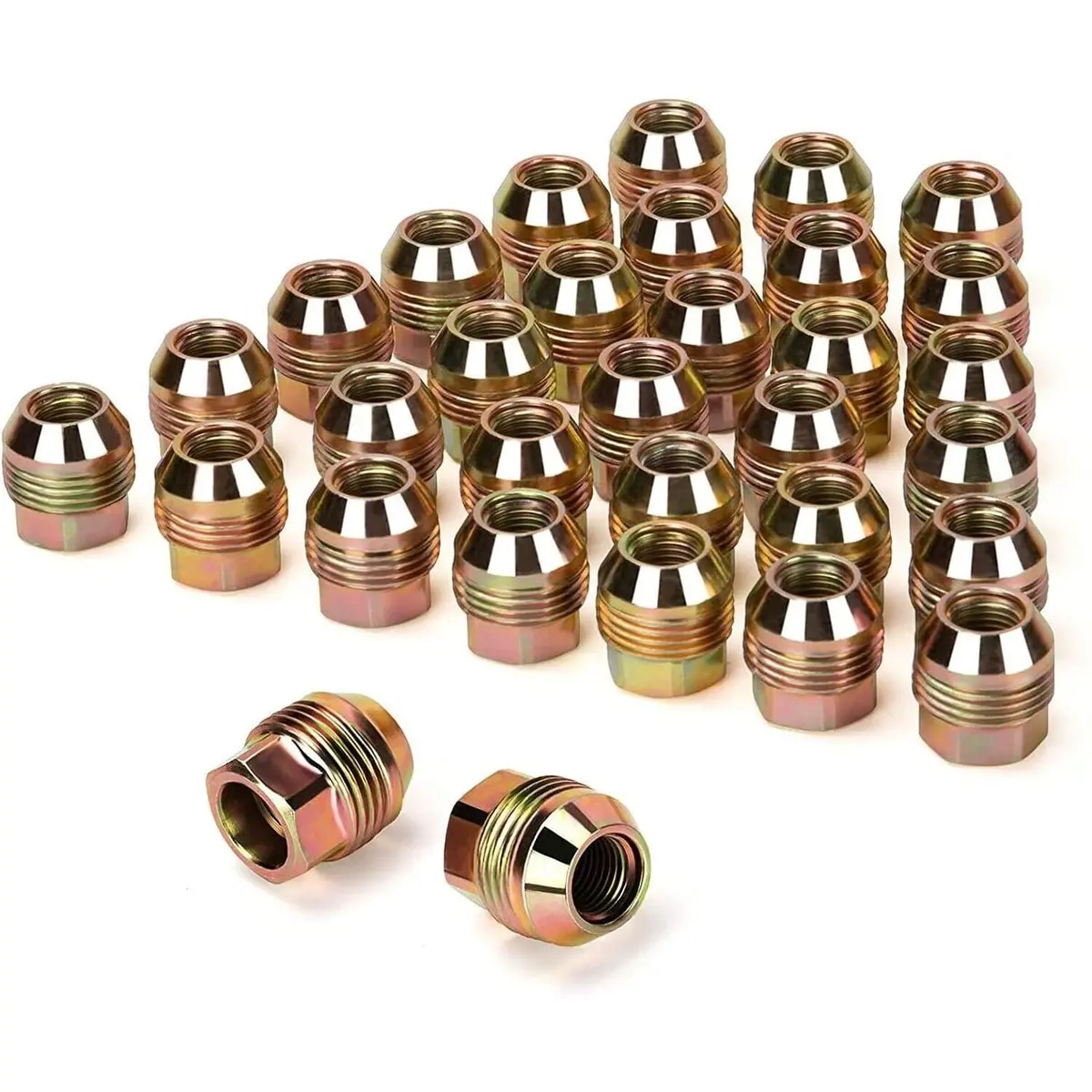 32 Dual Thread Gm Factory Style Lug Nuts 14X1.5 Chevy Gmc Silverado 2500 3500 Hd 1