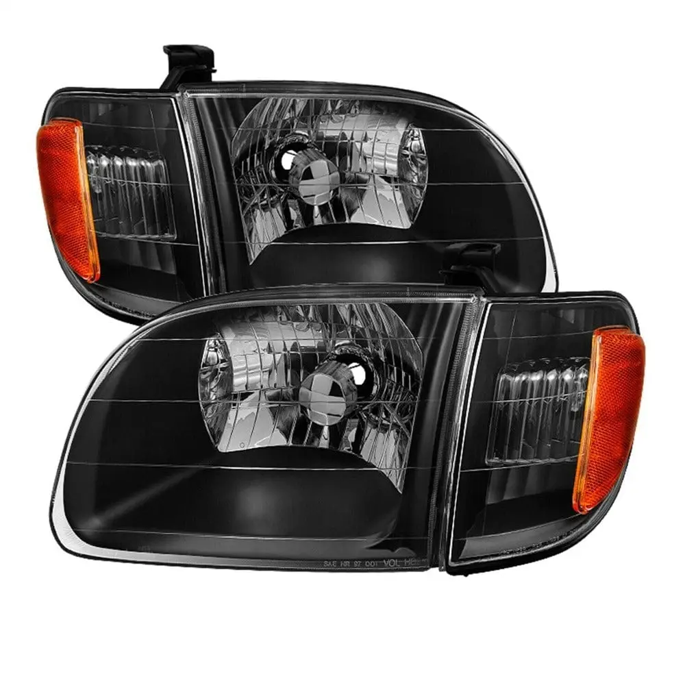 00-04 Tundra Headlights Black Or Chrome With Option To Include Fog Lights 1