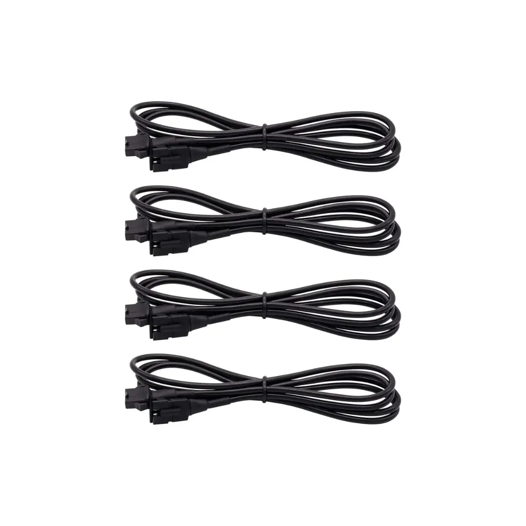 4 Pcs 47 Inch Extension Cables For Use With Led Rock Lights, Rgb Neon Accent Kits For Led Motorcycle Atv, Suv Car Light Multi-Color Neon Strip (4Pcs) 1