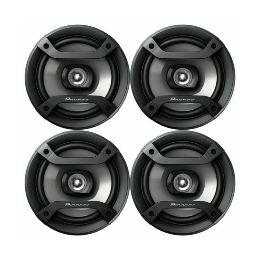 4X Pioneer Ts-F1634r 6.5" 200 Watts 2-Way Car Audio Amplifier 6-1/2" Speakers 1