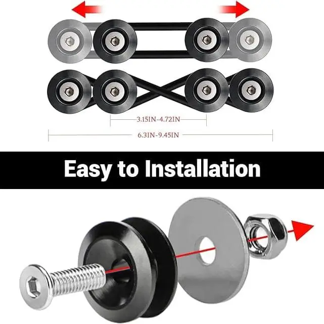 Bumper, Hood, Trunk Fastners - Quick Release 1