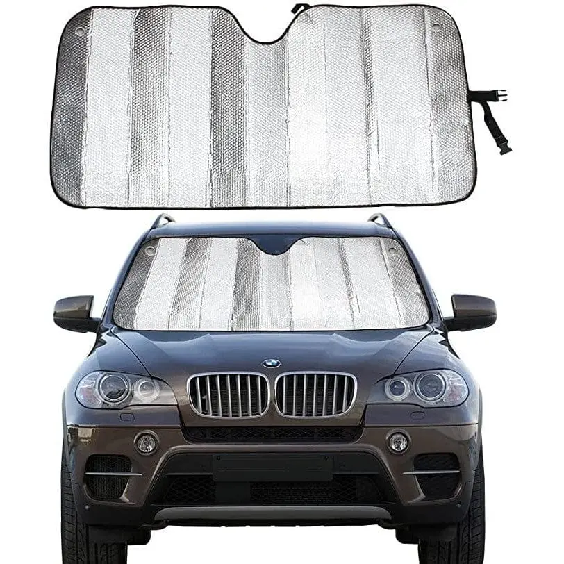 Foldable Sun Visor For Front Wind Shield 49 X 24 Light Weight 1