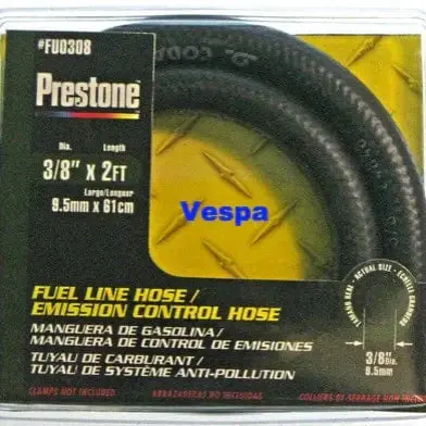 Prestone 3/8 Inch X 2 Foot Fuel Hose - Fu0308 1