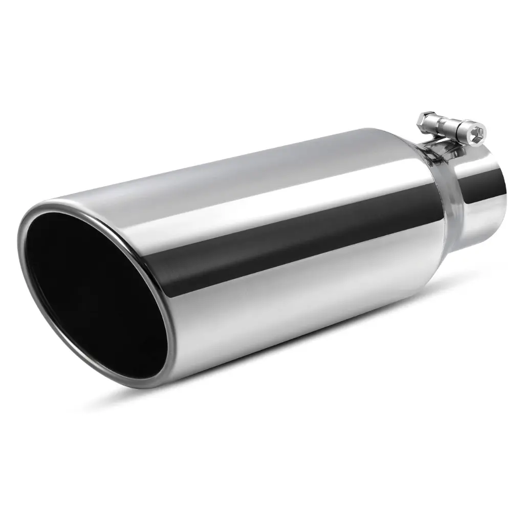 Chrome-Plated Stainless Steel 2.5 Inch Inlet Exhaust Tip 1