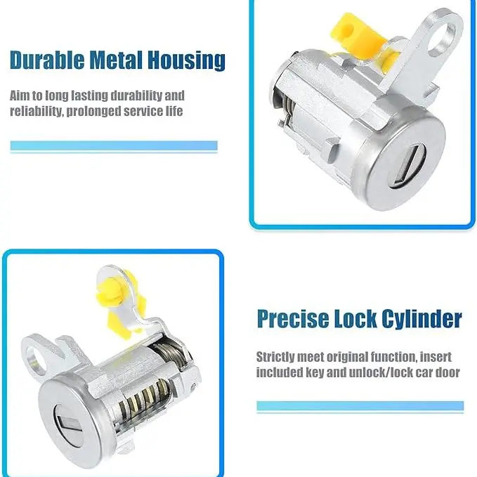 Door Lock Cylinder Compatible With Aveo 04-07 Right Side No Keys 1