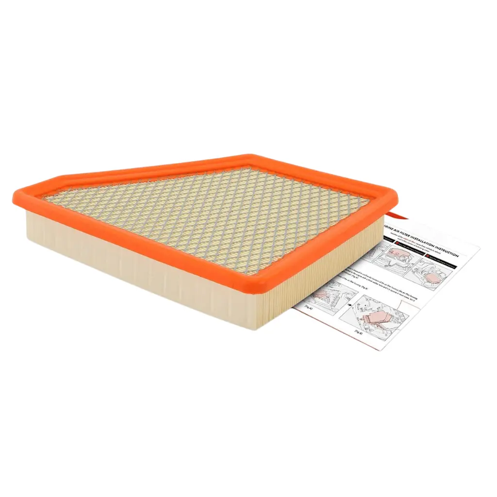 Engine Air Filter Compatible With Chevrolet Equinox & Gmc Terrain, 2010-2017, Flexible Panel, Replace# 25899727 1