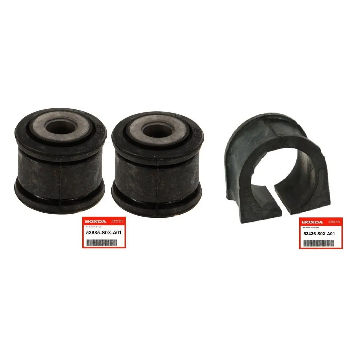Genuine Rack And Pinion Bushing 3Pc Set 1999-2004 For Honda Odyssey 1