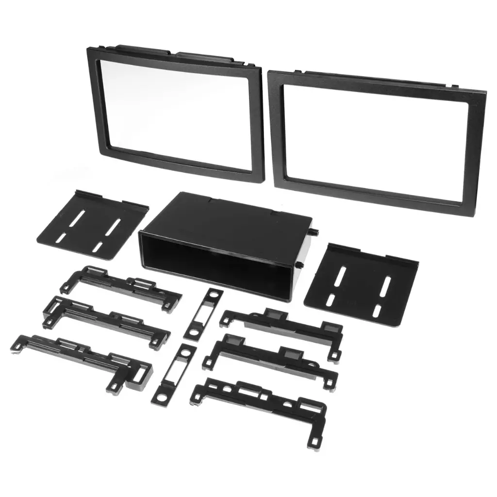 Gm2500b Double Din Or Single Din With Pocket Radio Installation Dash Kit Compatible With Select 2004-2021 Gm Vehicles 1
