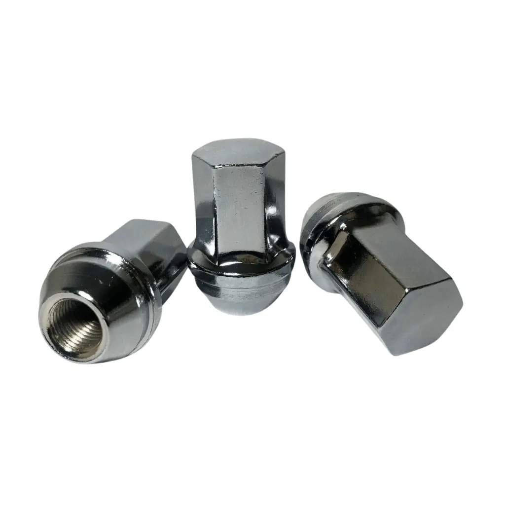 Gmc Acadia Savana Sierra Solid Oem Factory Style Lug Nuts 14X1.5 Chrome 24Pc 2