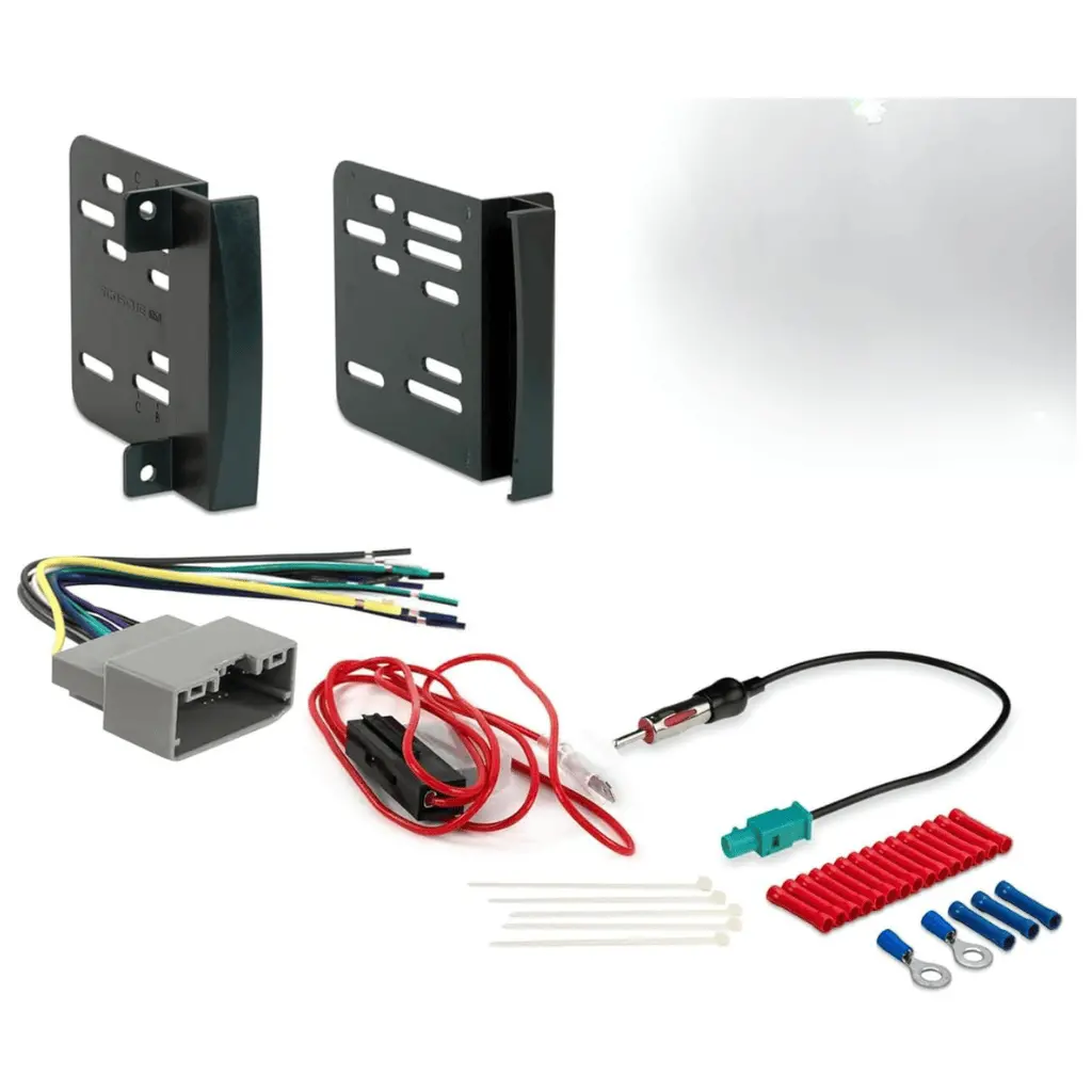 Iccr6bn Double Din Radio Installation Dash Kit Compatible 2007-2019 Chrysler, Dodge, Jeep And Ram Vehicles - Complete Aftermarket Car Fit Guide 1