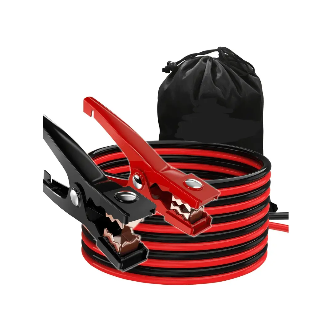 Jumper Cables For Car, Ul-Listed 8 Gauge 12 Feet Heavy Duty Booster Cables With Carry Bag (8Awg X 12Ft) 1