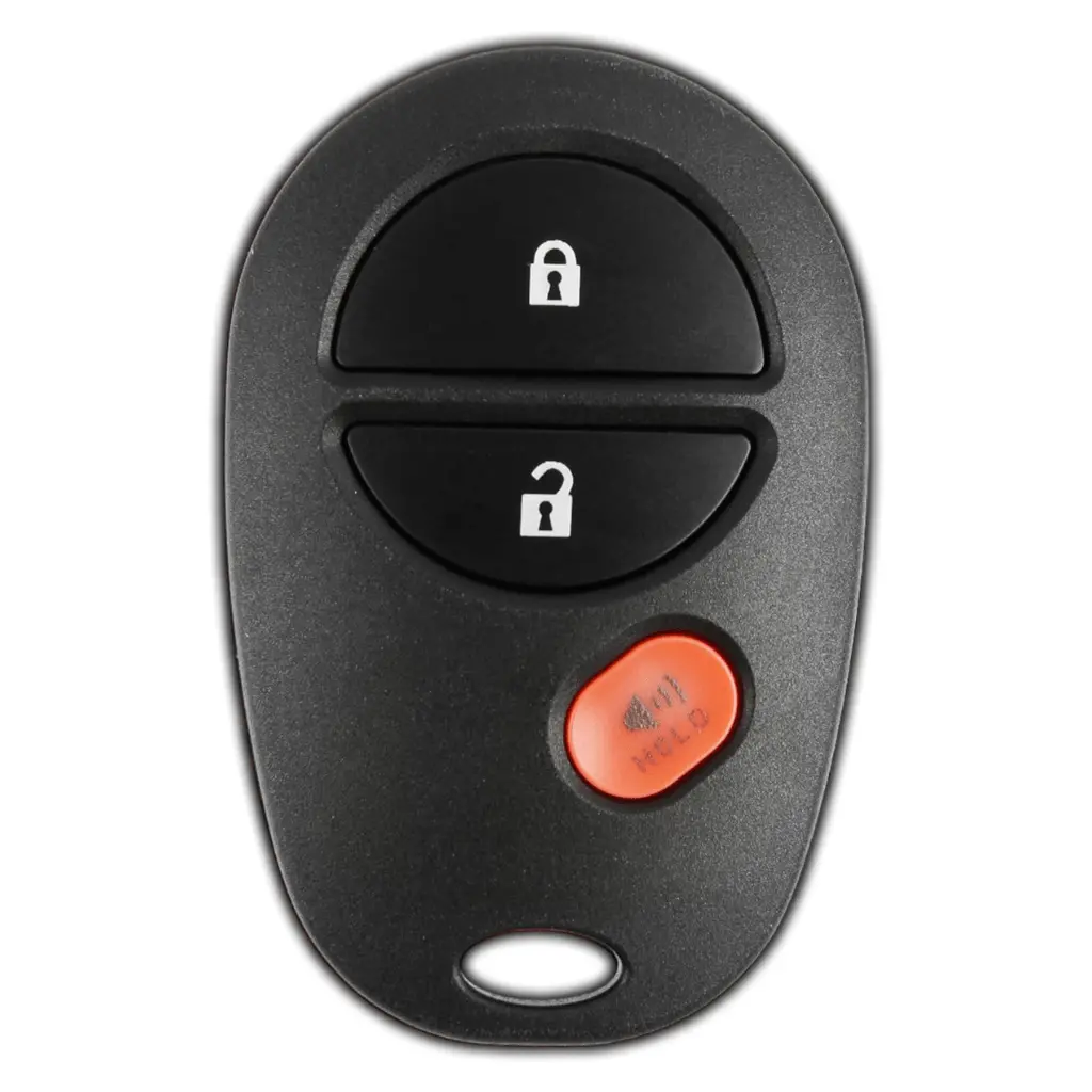 Key Fob Replacement For 2004-2018 Toyota Tundra Tacoma Sienna Sequoia Highlander Remote, 3-Button Gq43vt20t 1