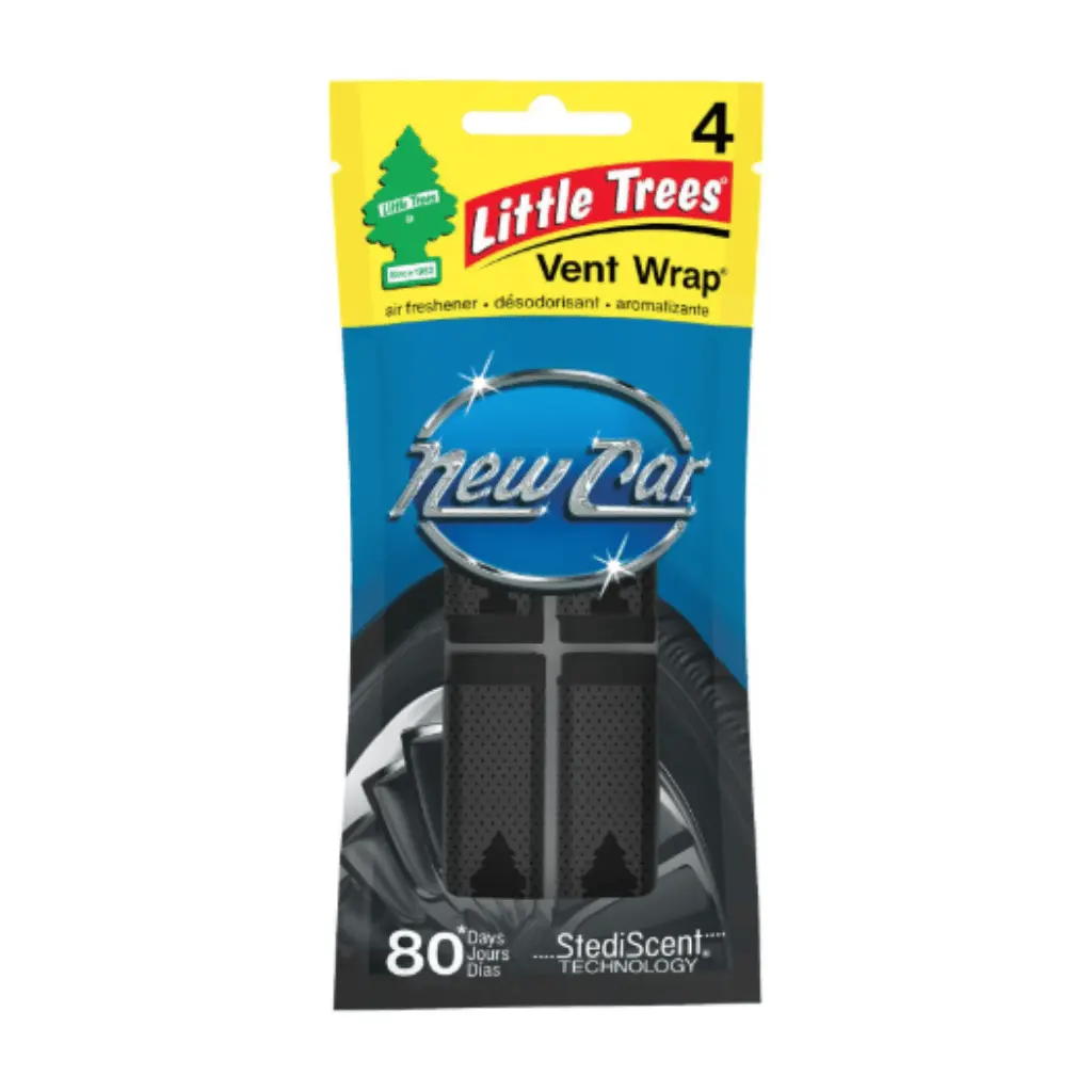 Little Trees New Car Scent Air Freshener Vent 4 Pack 1