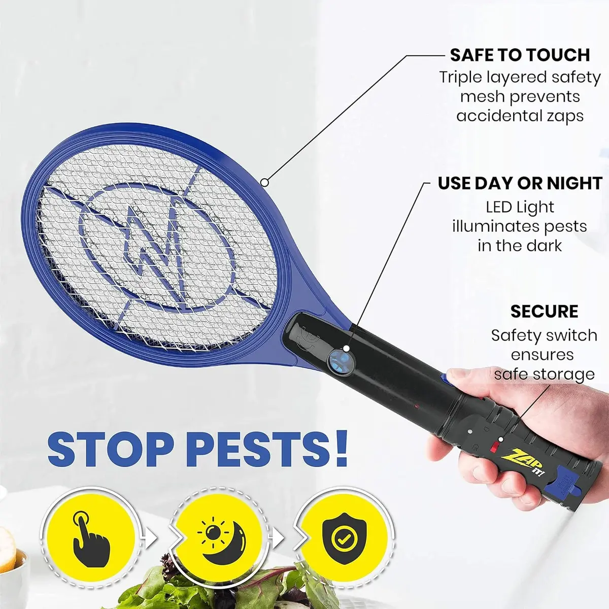 Mosquito Or Fly Electric Swatter 1