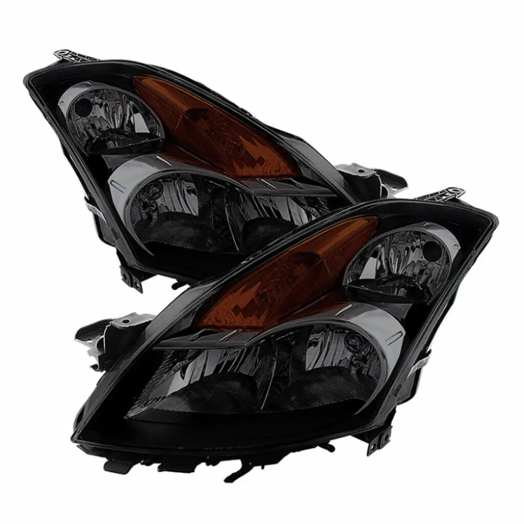 New Pair 07-09 Nissan Altima Smoke Housing Headlights 1