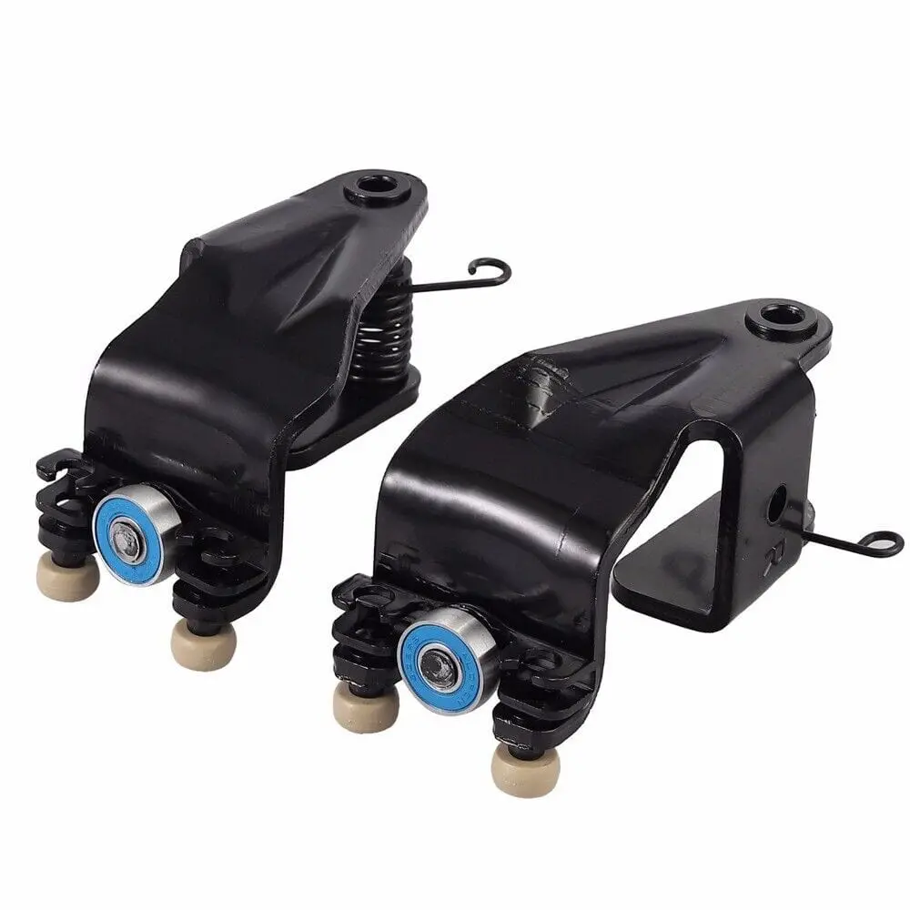 Pair Left & Right Center Mount Sliding Door Rollers For 2005-2010 Honda Odyssey 1