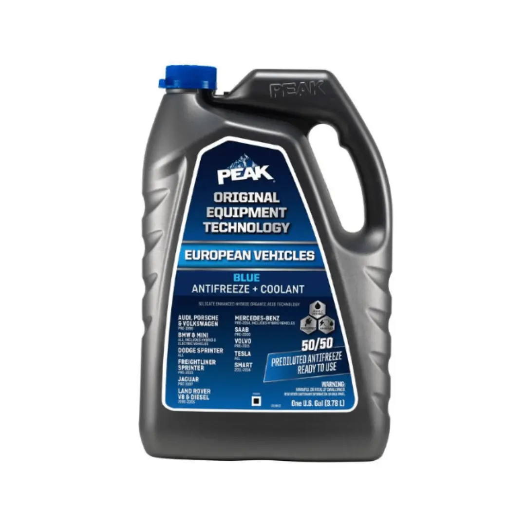 Peak Original Equipment Technology European Vehicles Blue, Blue Antifreeze And Coolant 50/50 1