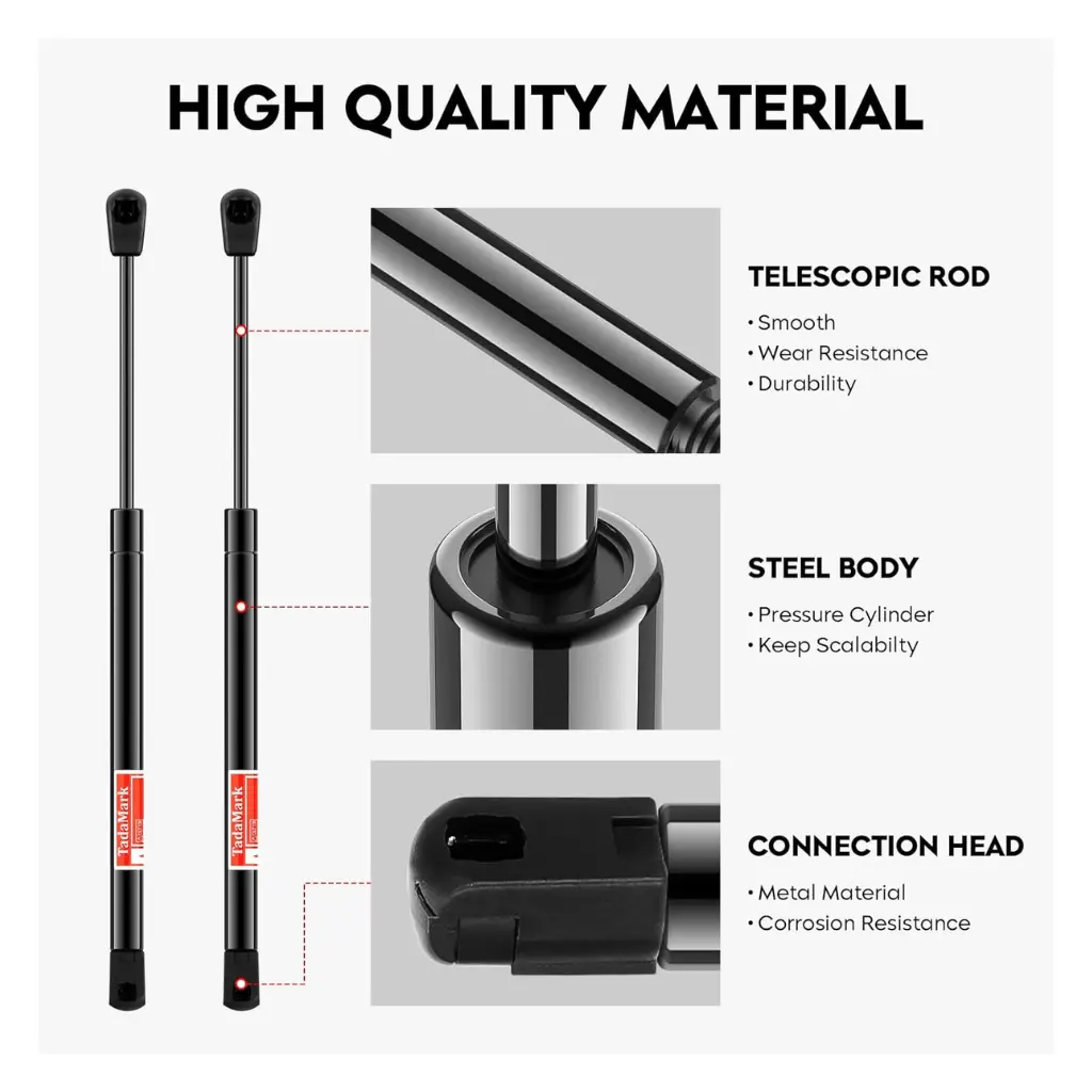 Qty(2) Rear Window Glass Lift Supports Rods Shocks Struts Gas Springs 2002 Mercury Mountaineer | Ford Explorer 1